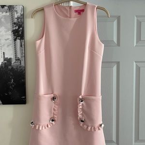 Sweet pink cocktail dress. Size m -8. Never used